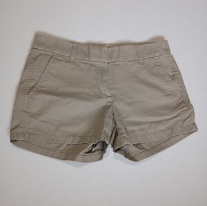J. Crew Women's Size 2 Tan Neutral Minimalist Shorts